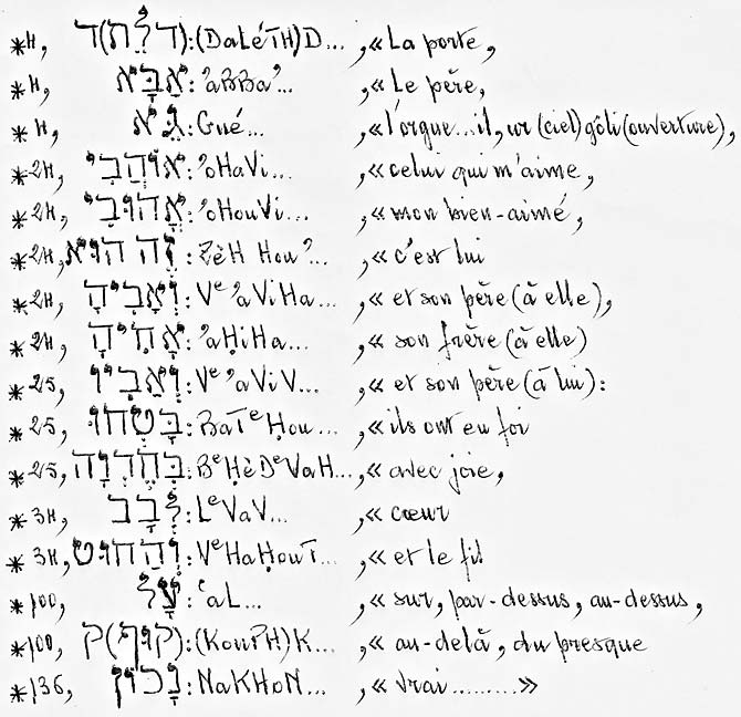 guématriquement de ces valences